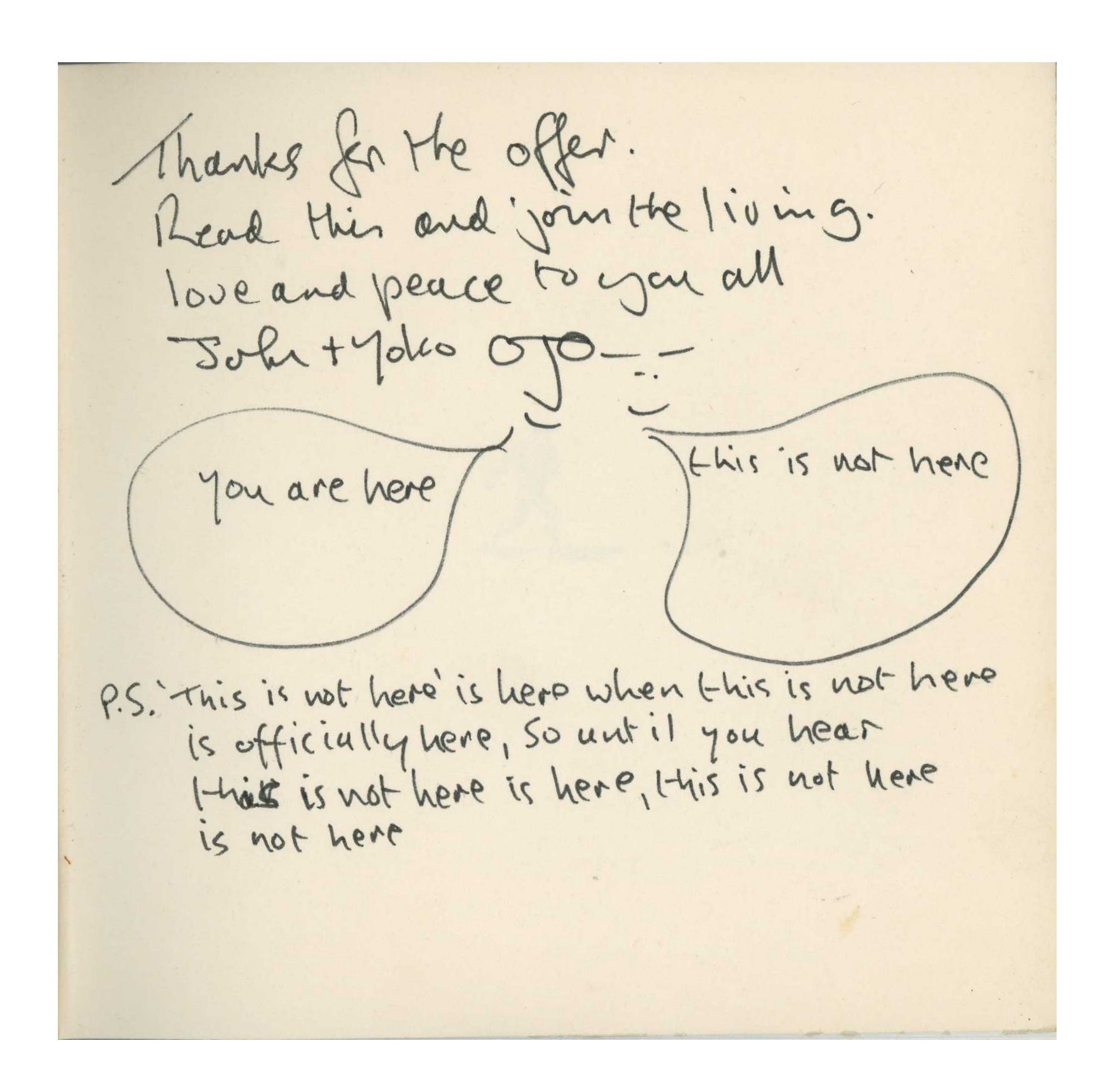 John Lennon Autographs
