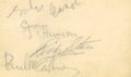 The Beatles Washington Autographs 1964
