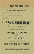Yellow Submarine screening invitation
