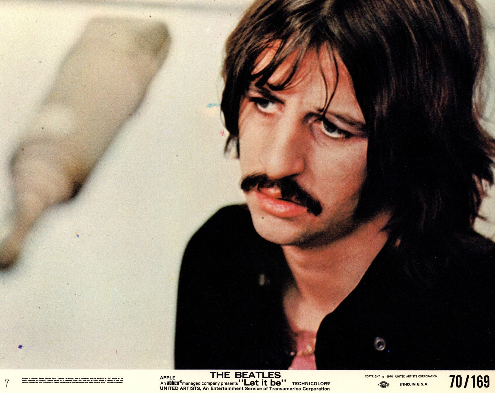 Part set of “Let It Be” lobby cards