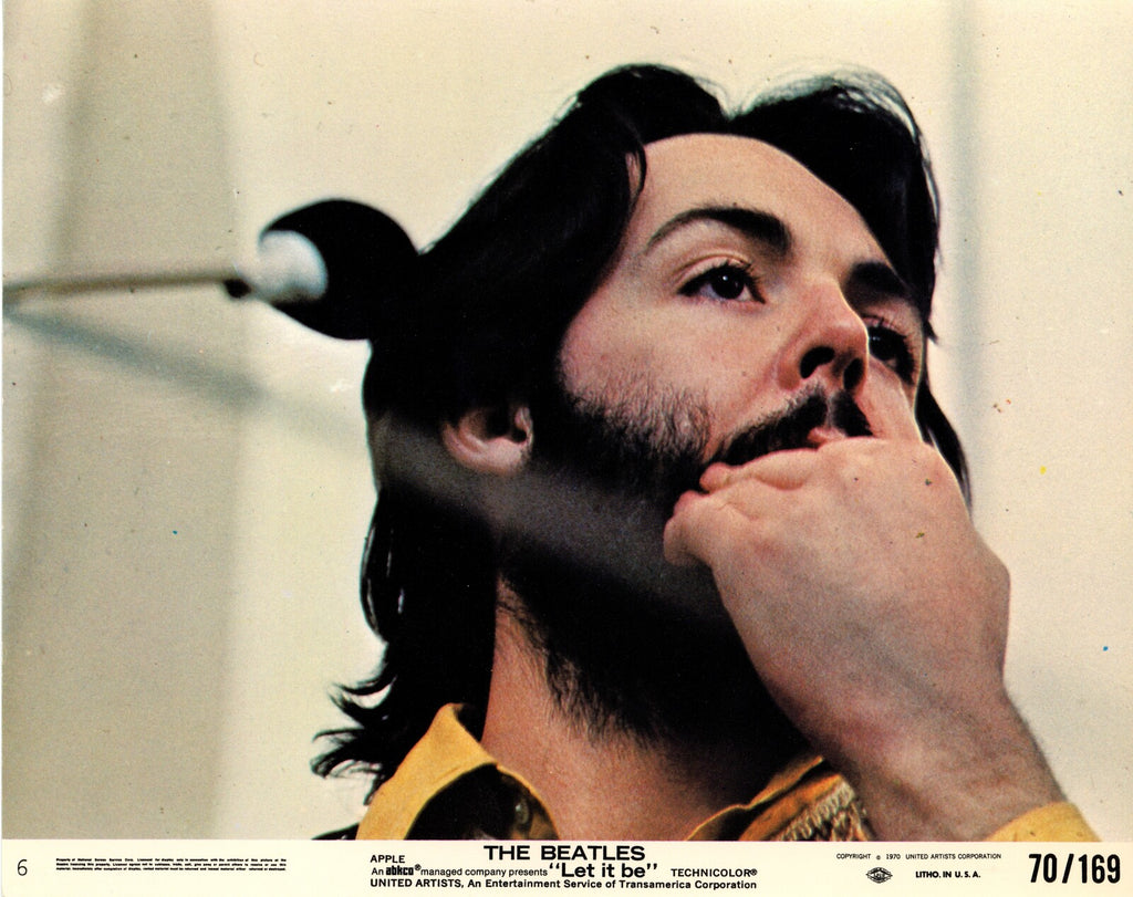 Part set of “Let It Be” lobby cards