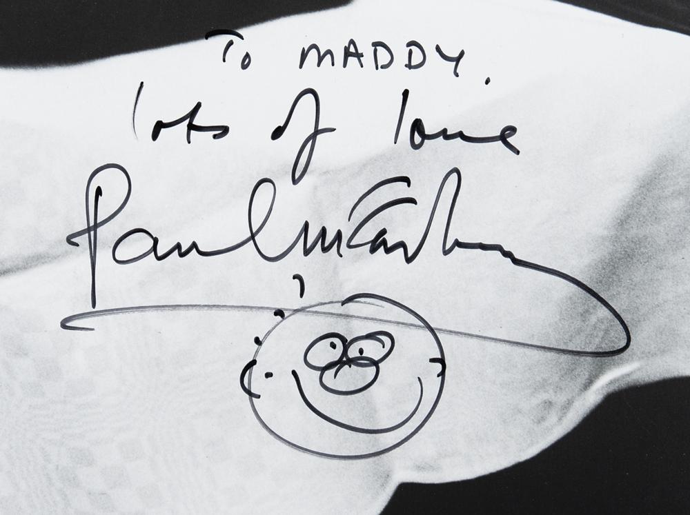 Paul McCartney Signed and Doodled Large Format Mike McCartney Print