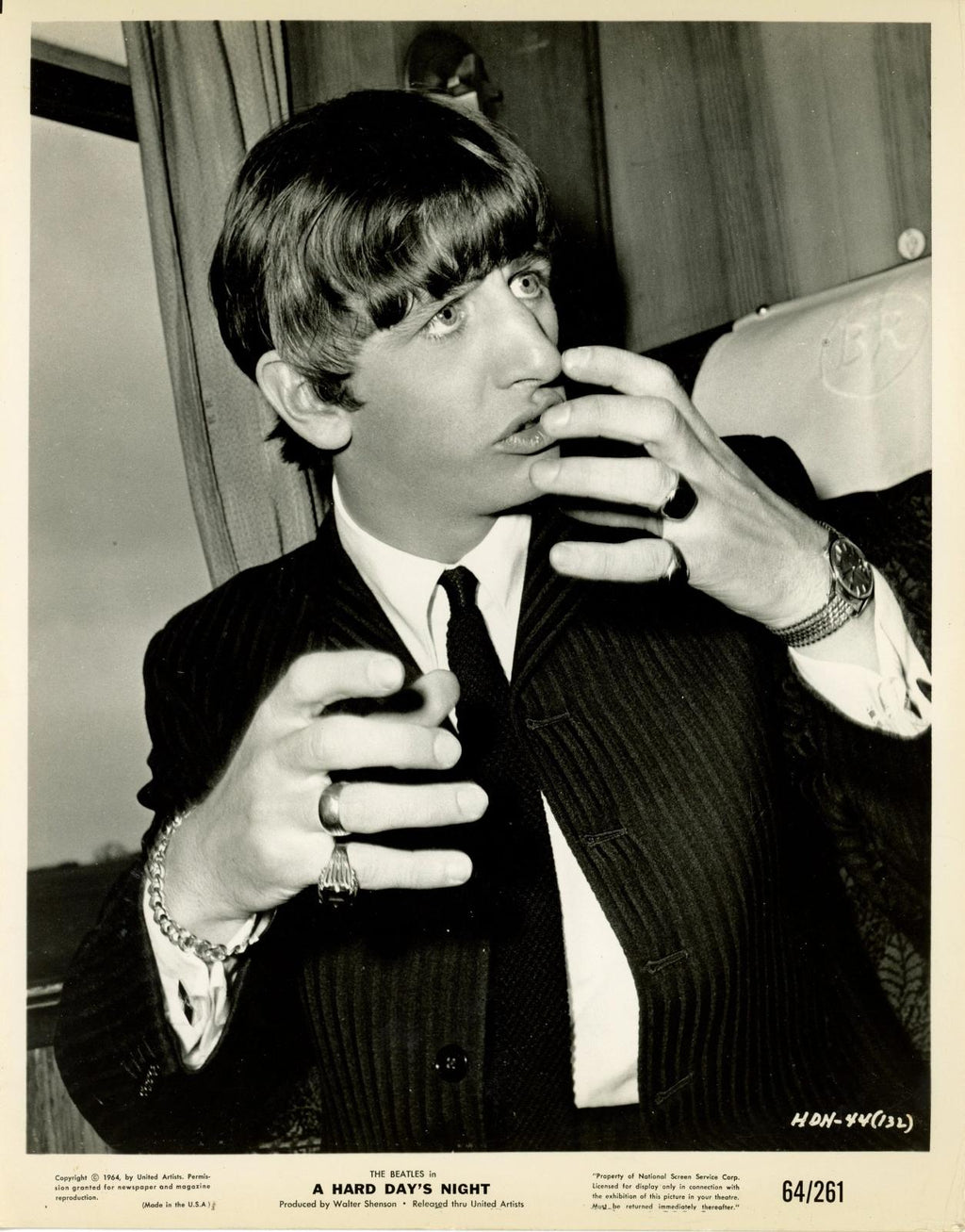 The Beatles “A Hard Day’s Night” lobby card set