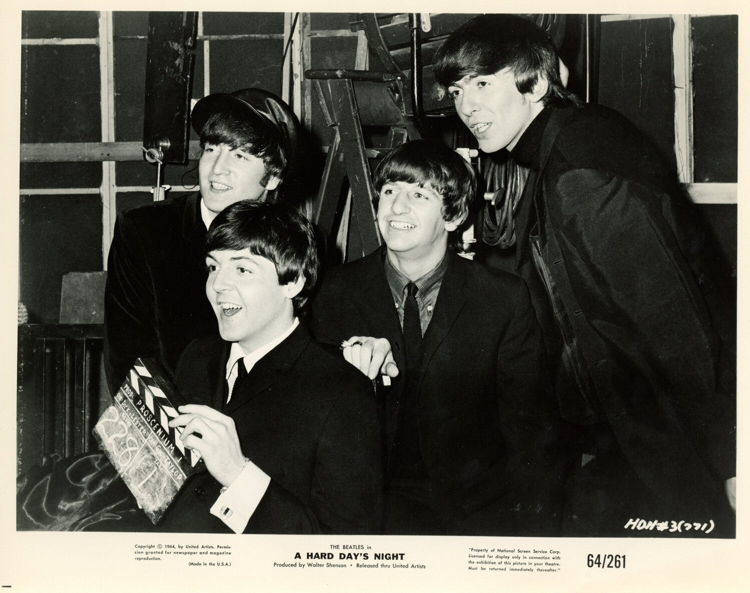 The Beatles “A Hard Day’s Night” lobby card set