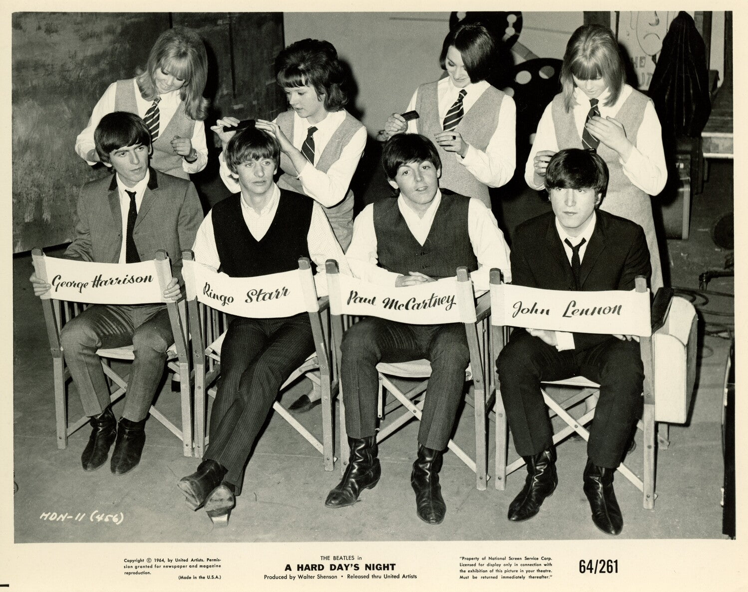 The Beatles “A Hard Day’s Night” lobby card set