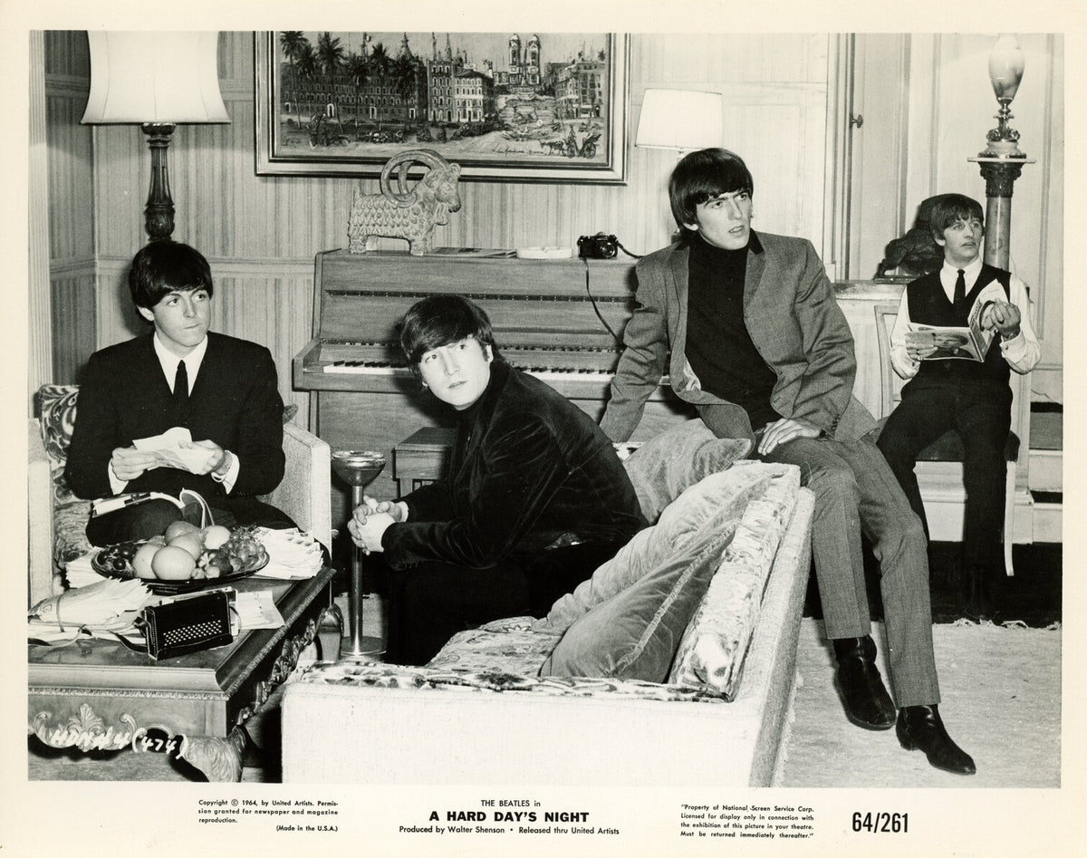 The Beatles “A Hard Day’s Night” lobby card set