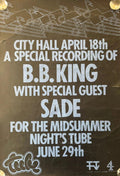 B.B. King Signed The Midsummer Night's Tube show Poster