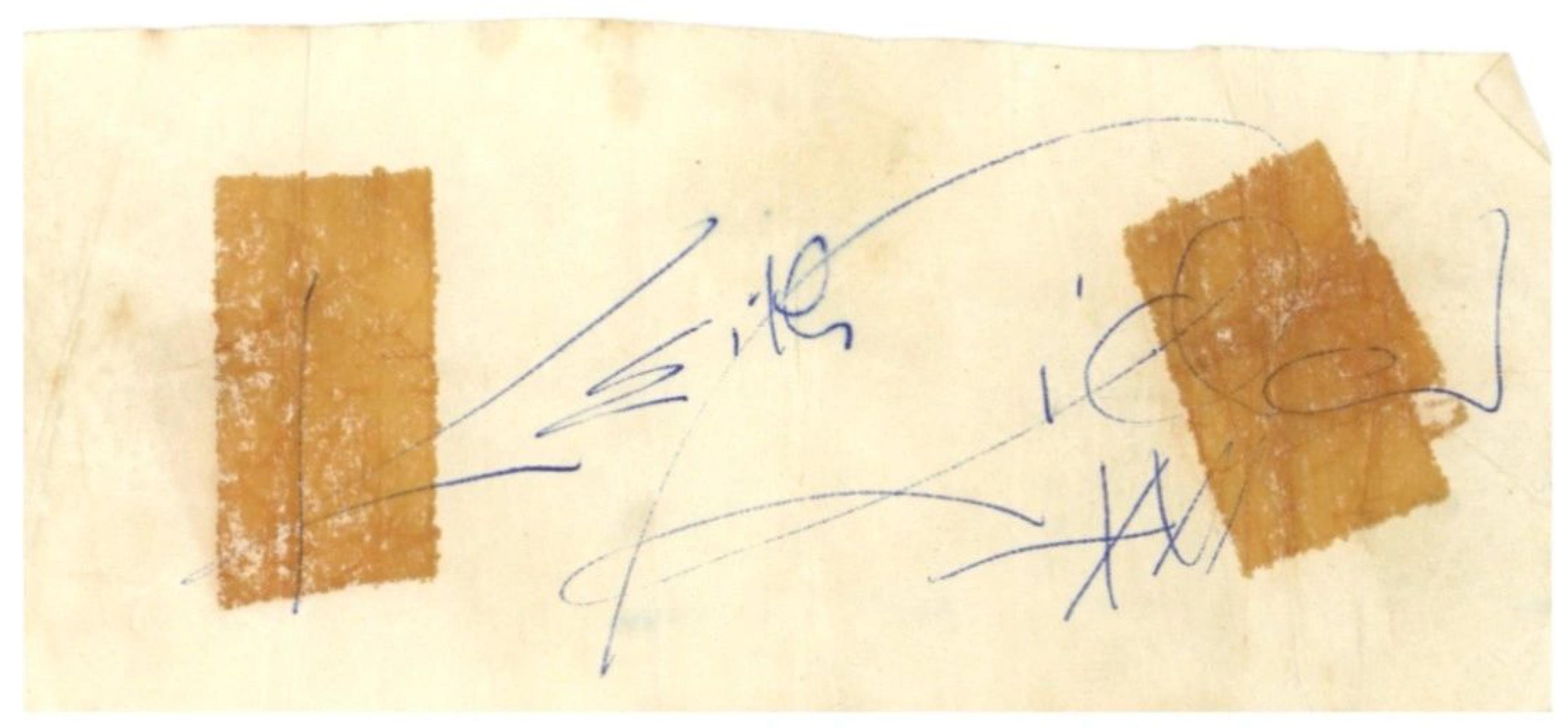 Keith Richards Autograph 1963