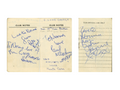 The Beatles signed 1962 cavern club membership card
