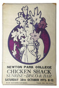 Chicken Shack newton park collage concert poster 1972