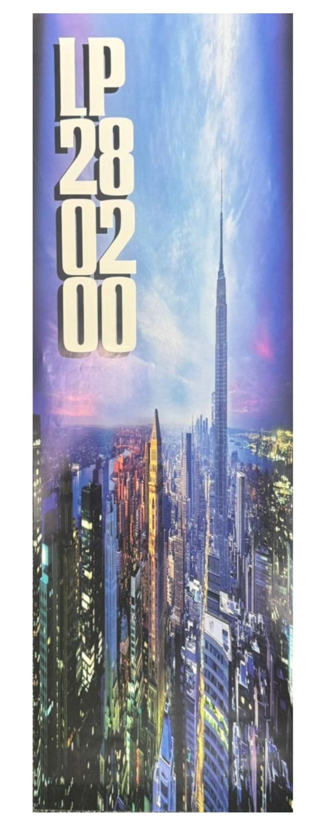 Oasis Standing on the Shoulder of Giants promotional banner 2000