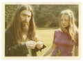 George Harrison and Pattie Boyd Friar Park Snapshot photograph 1971