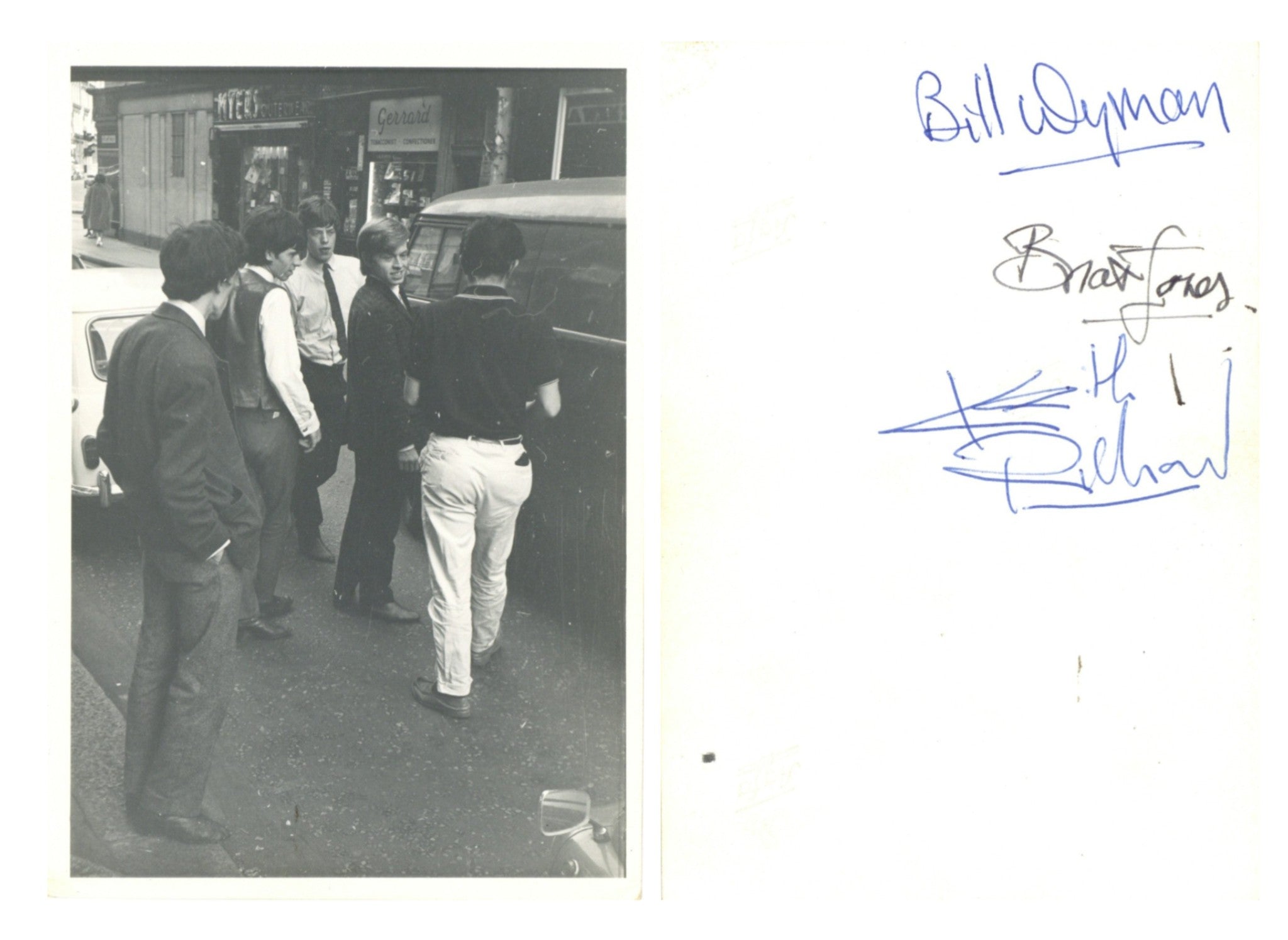The Rolling Stones signed Snapshot, Ken Colyers Jazz Club 1963