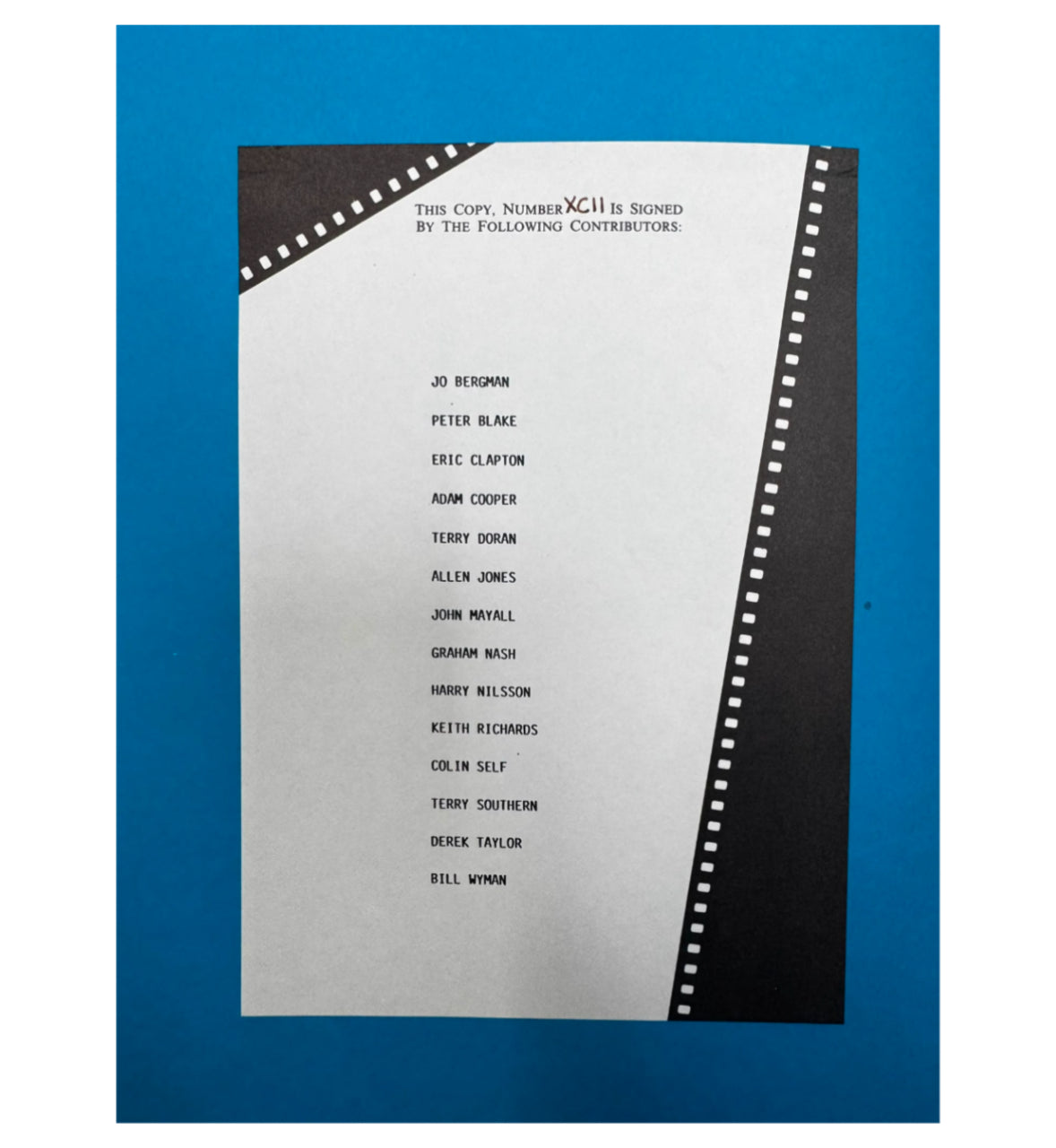 Genesis Publications "Blinds & Shutters" Contributor's Edition Terry Doran Collection