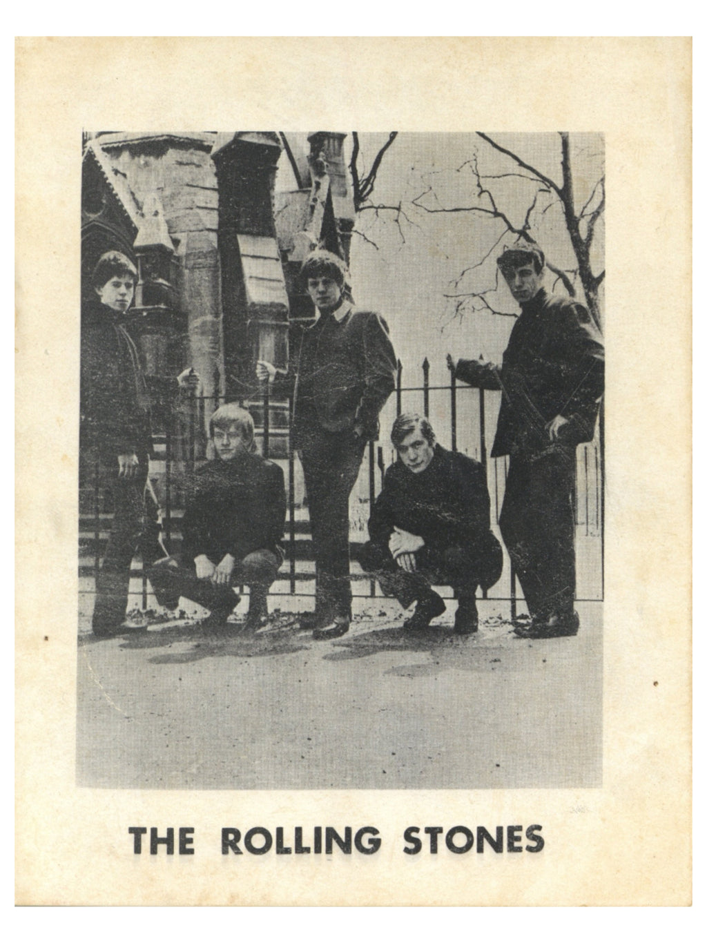 Rolling Stones signed Decca Records Promo Card 1963