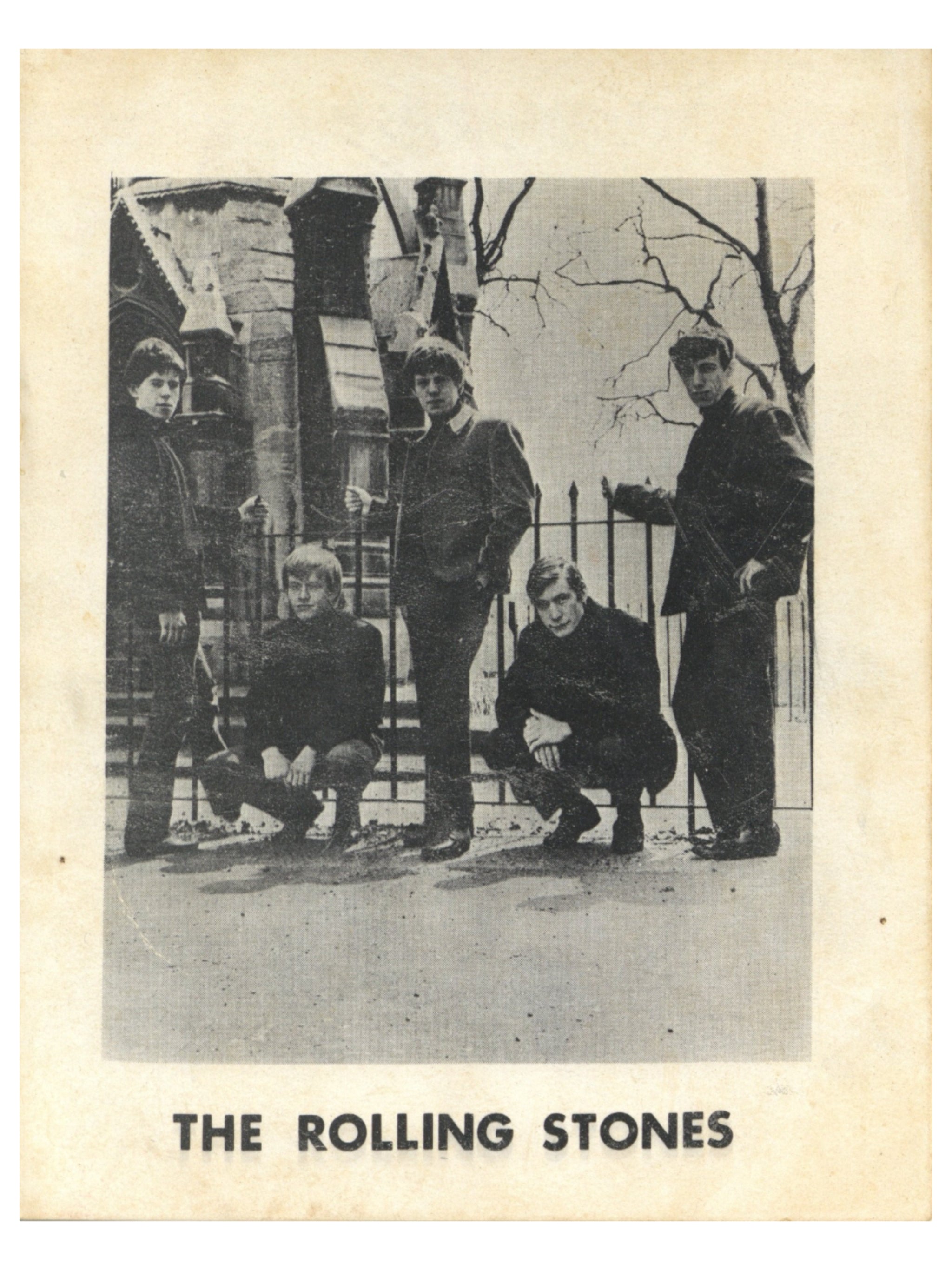 Rolling Stones signed Decca Records Promo Card 1963