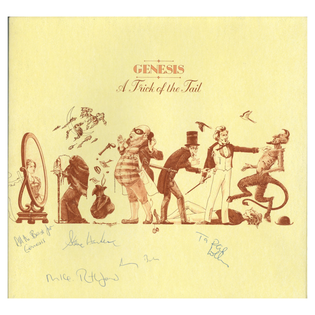 Genesis signed “A Trick of the Tail” Album 1976