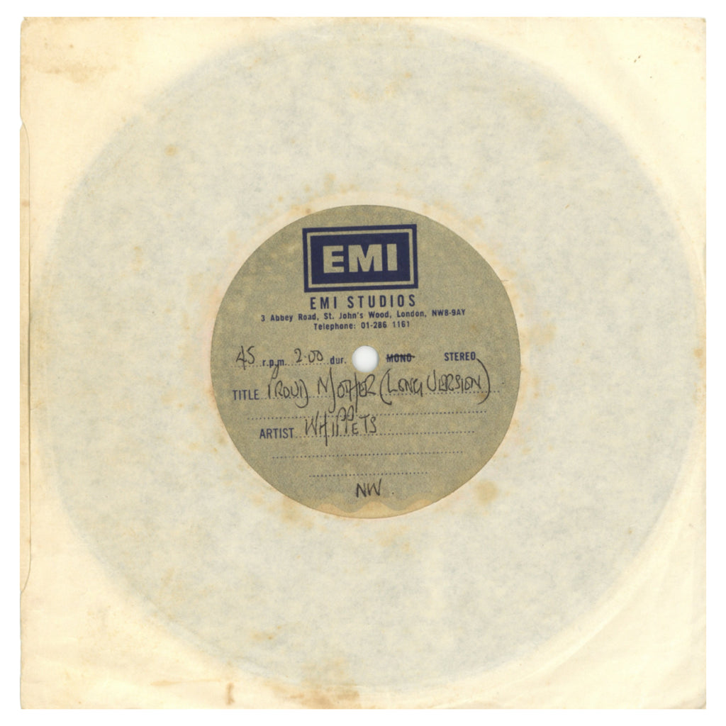 The Whippets (Wings) – "Proud Mother" / "Tomorrow" – EMI Studios 7" Acetate