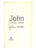 “John” Cynthia Lennon signed Hardback Book