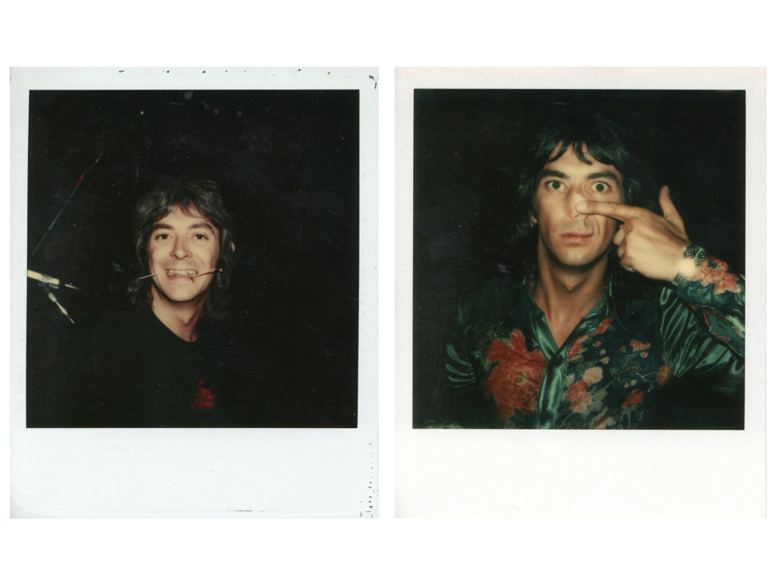 Ian McLagan Polaroid photographs