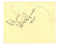 Paul McCartney Autograph 1964