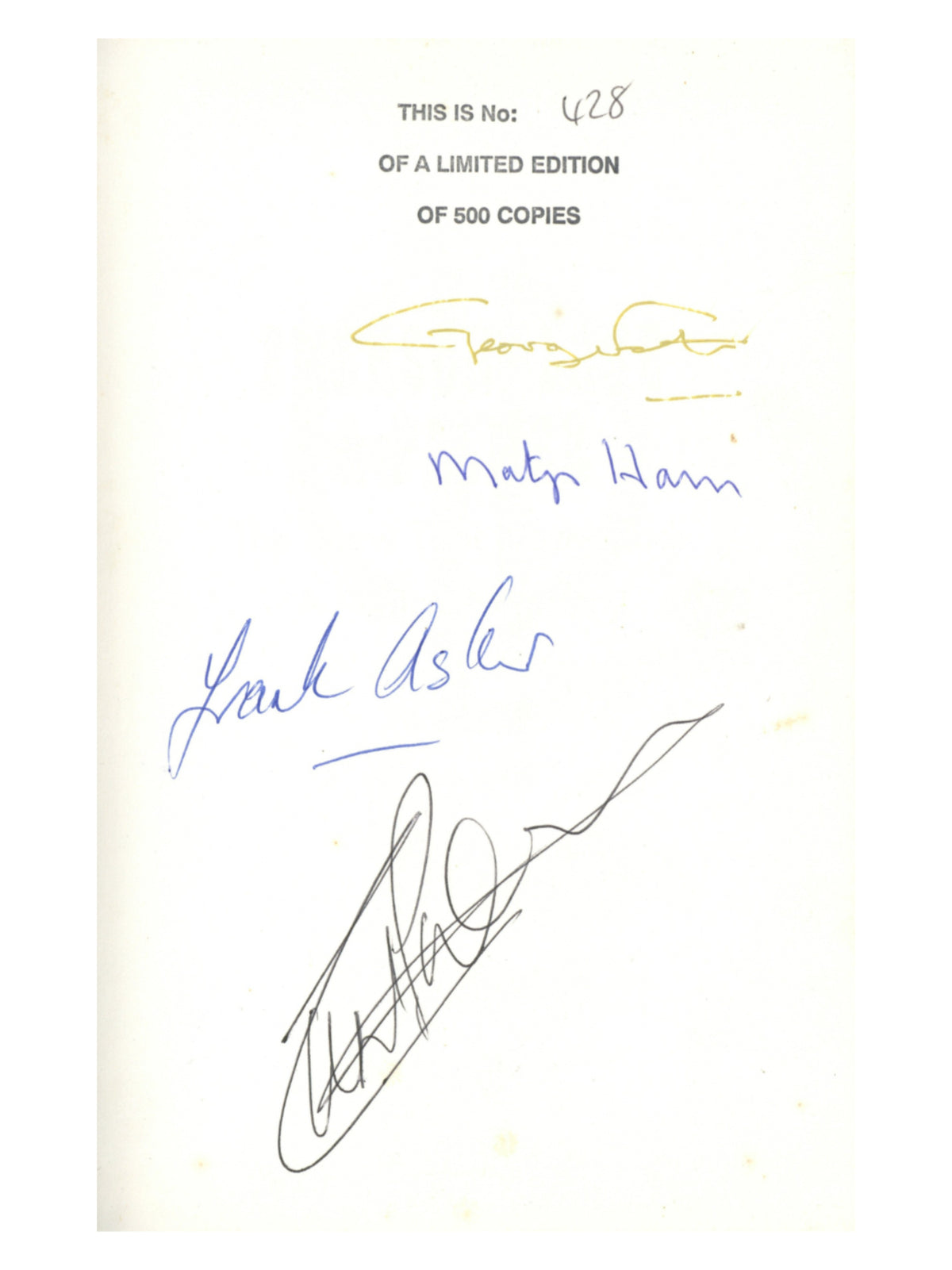 Emerson, Lake and Palmer: The Show That Never Ends Limited-Edition Signed Book