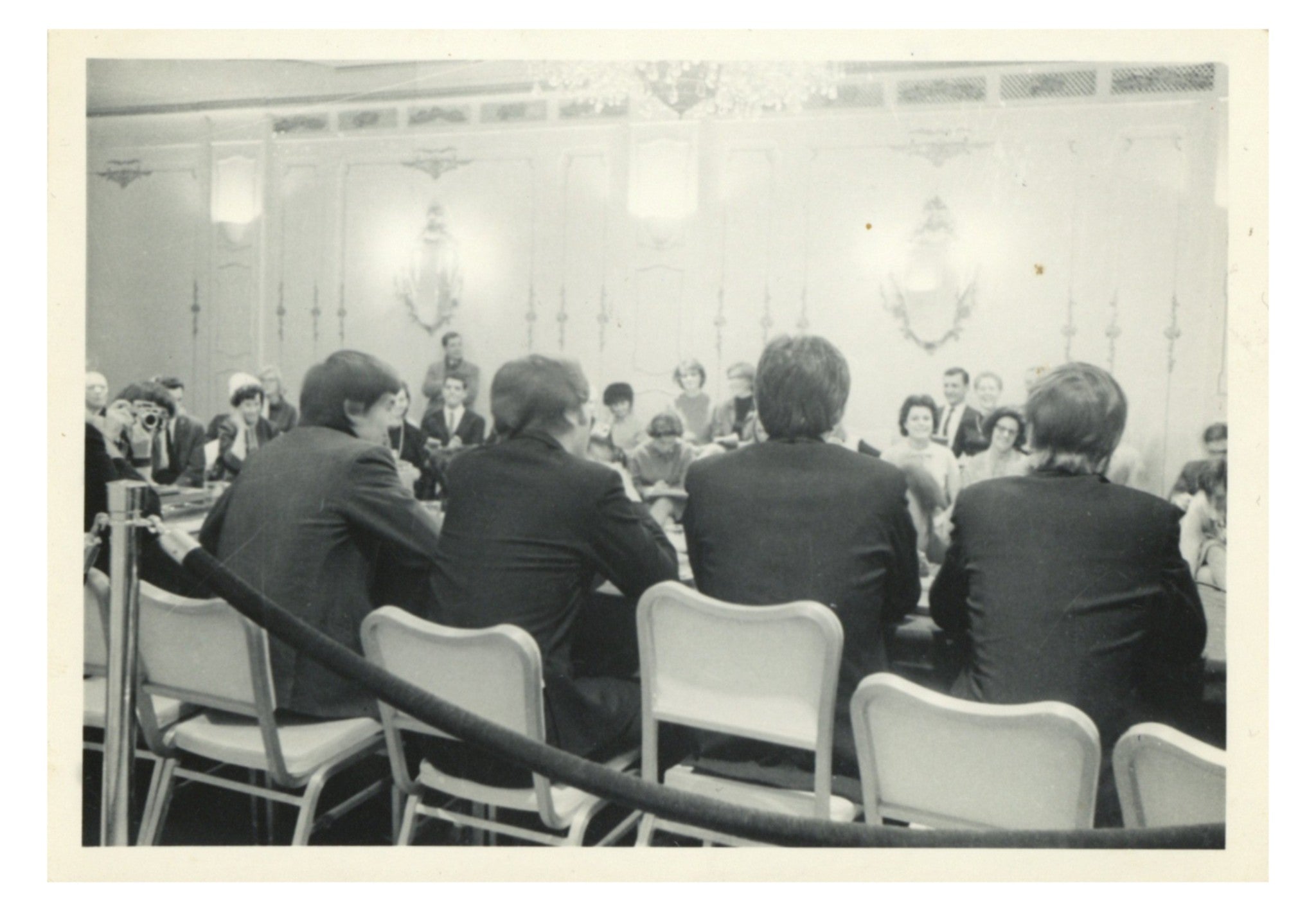 The Beatles New York Press Conference snapshot 1964