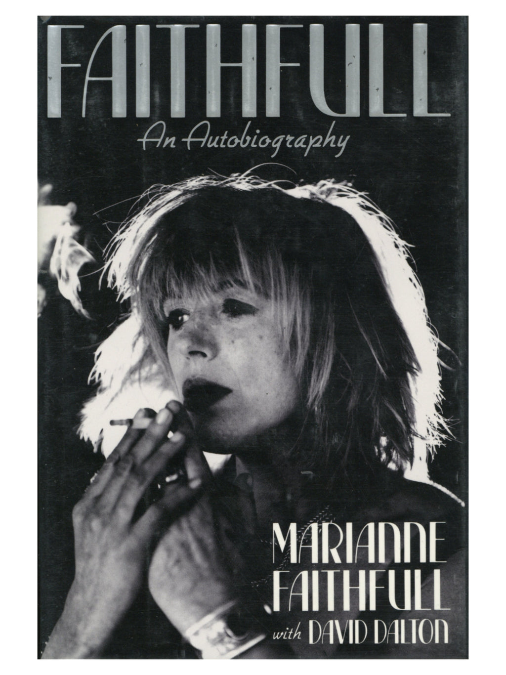 Marianne Faithfull Signed "Faithfull: An Autobiography"