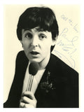 Paul McCartney Signed Photograph 1980s