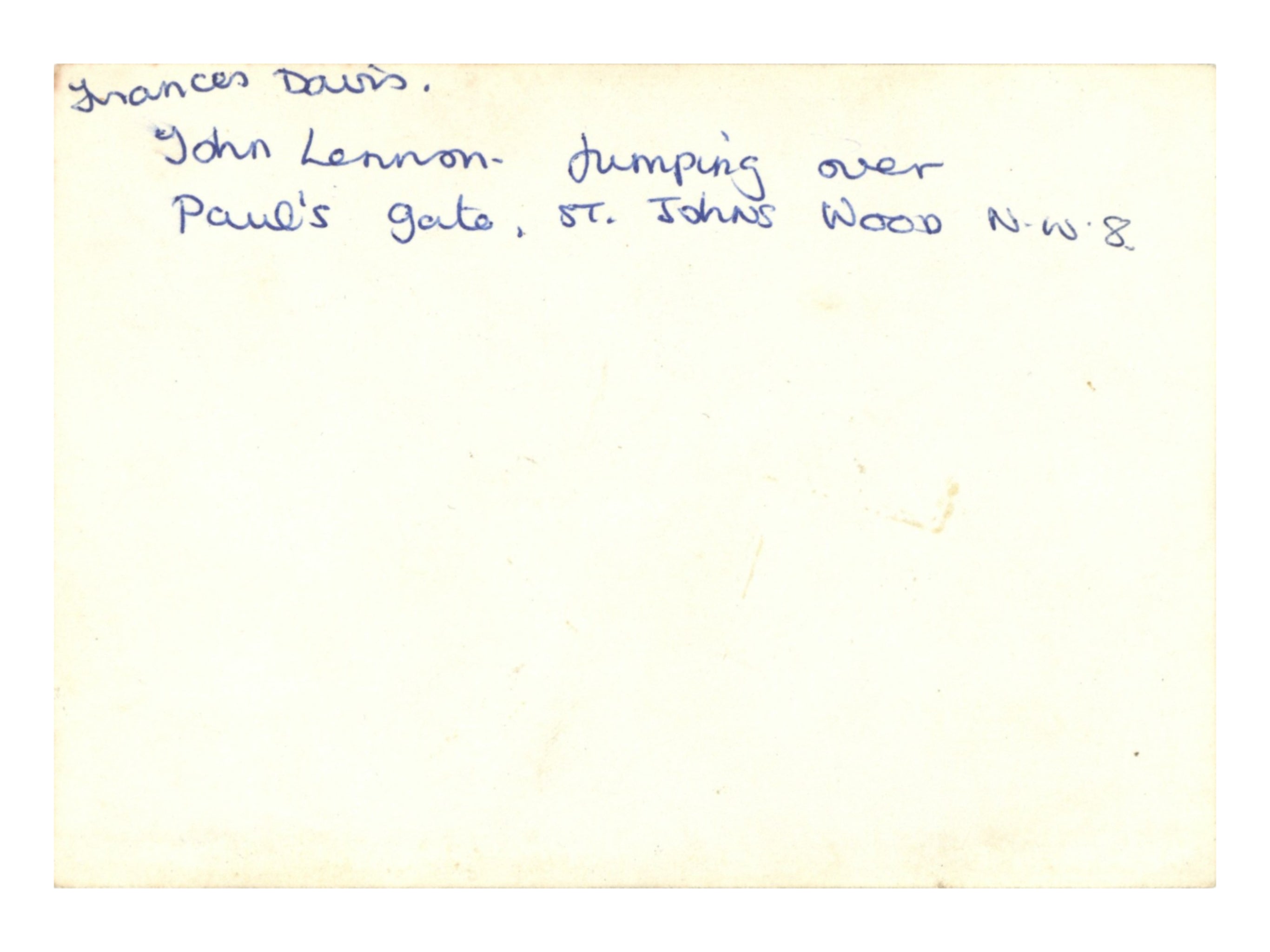 John Lennon St John’s Wood snapshots 1967