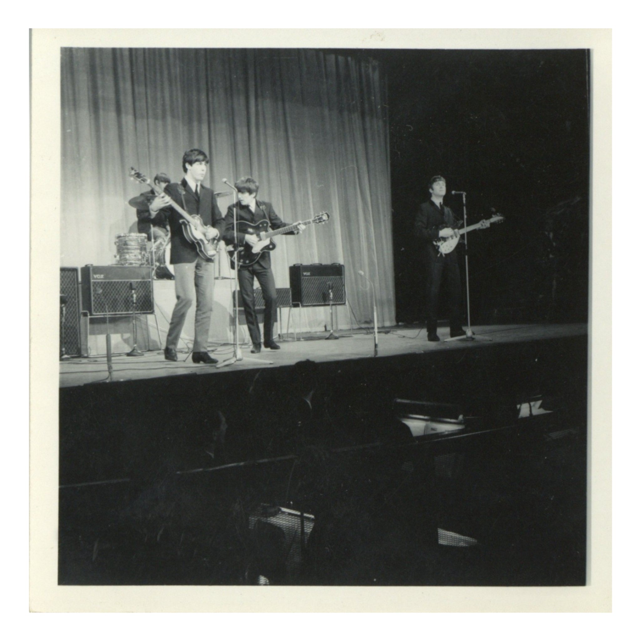 The Beatles London Palladium rehearsal snapshot 1963