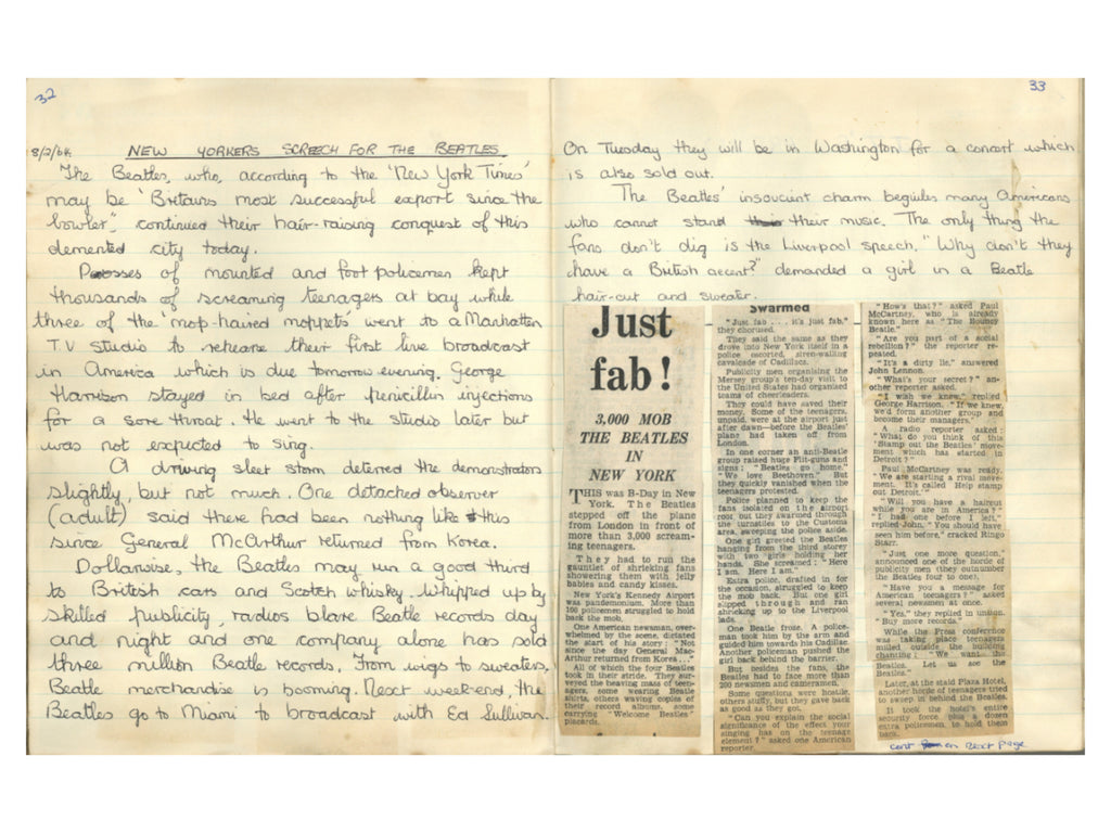 Beatles Fan Scrapbook