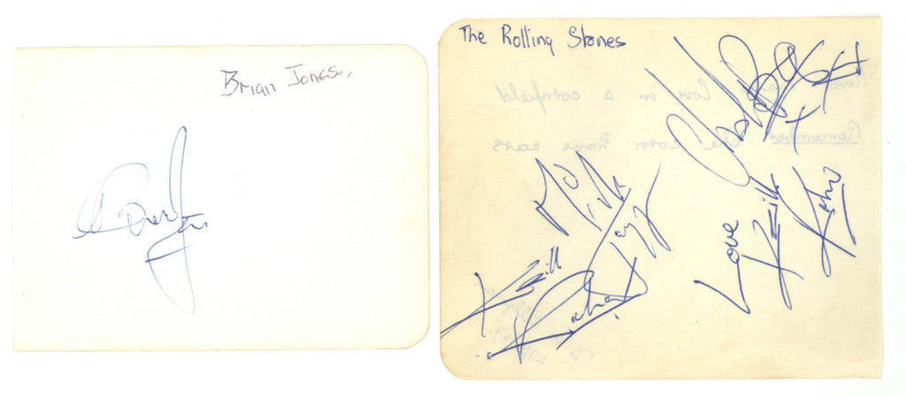 The Rolling Stones Ipswich Autographs 1964