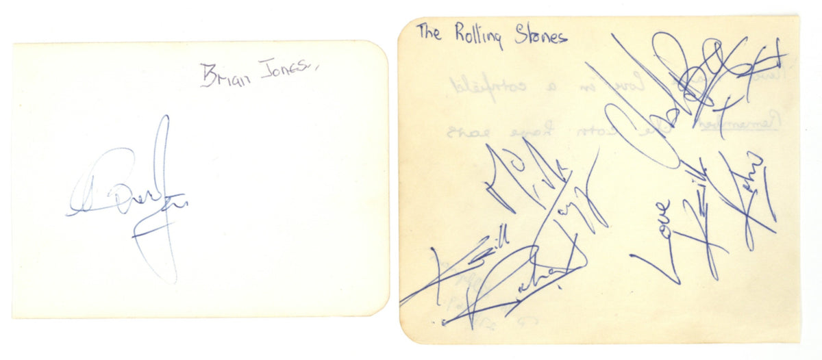 The Rolling Stones Ipswich Autographs 1964