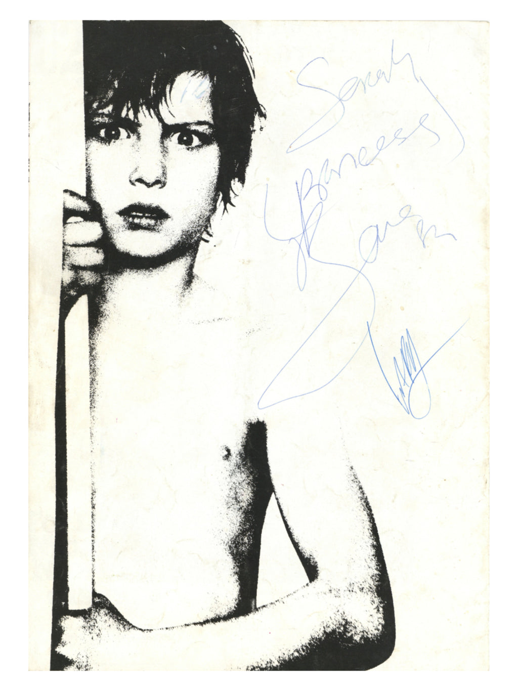 U2 Signed War Tour Programme and Snapshots 1983