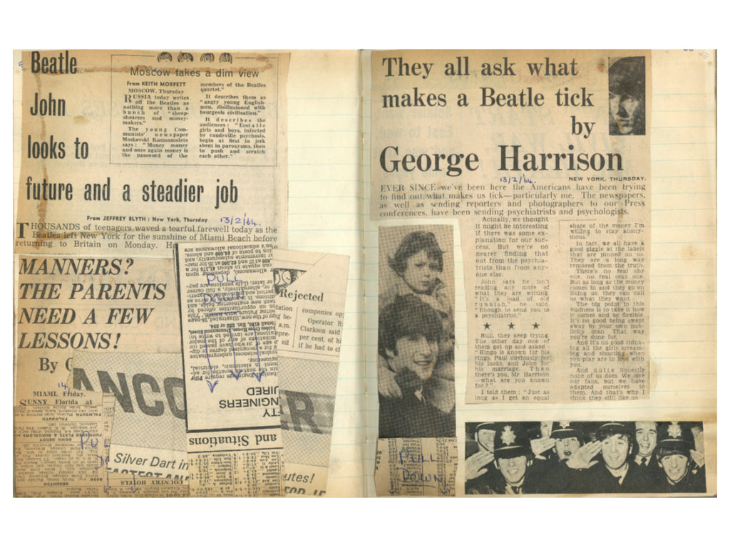 Beatles Fan Scrapbook