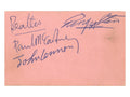 Paul McCartney and Ringo Starr Autographs — Weston-Super-Mare, 1963