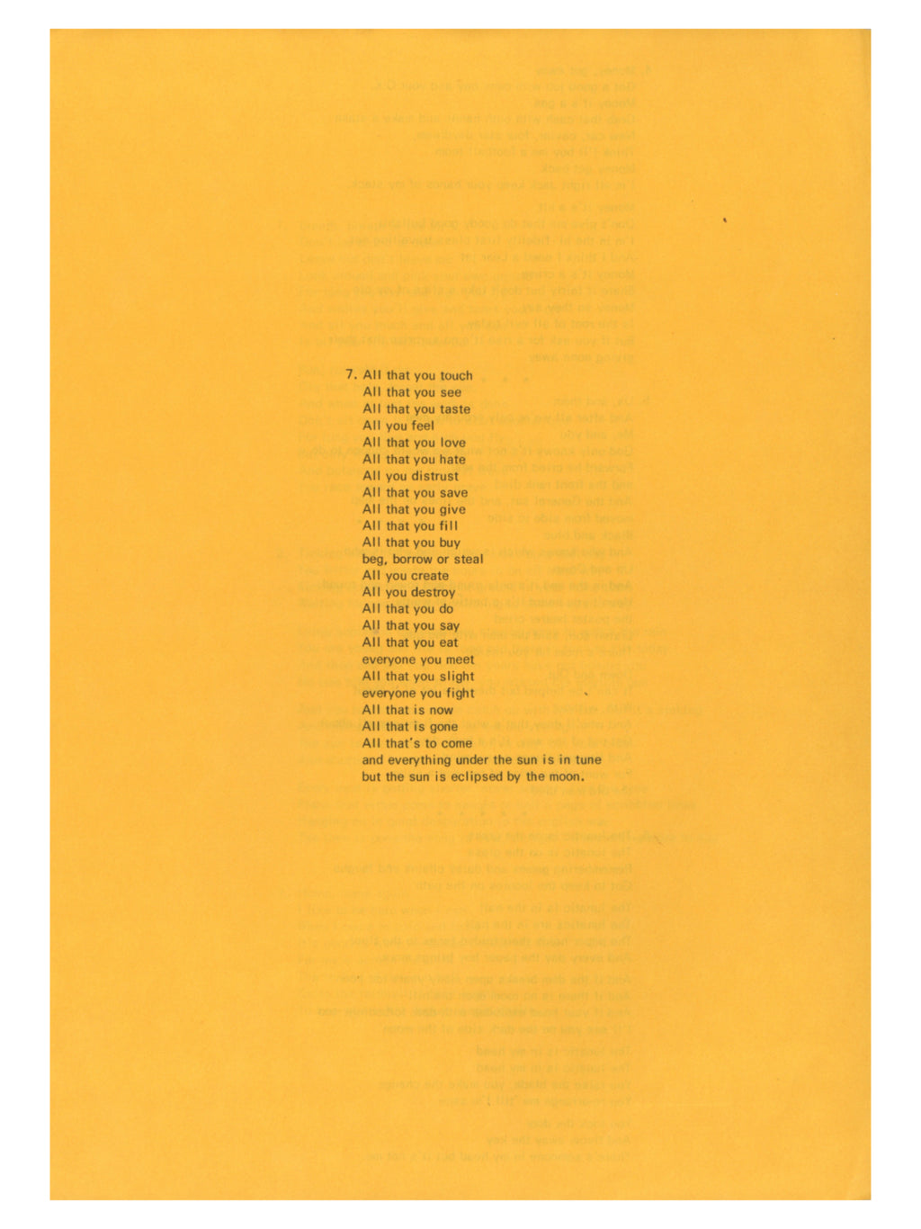 Pink Floyd "The Dark Side of the Moon" 1972 Lyric Booklet and Complete Ticket