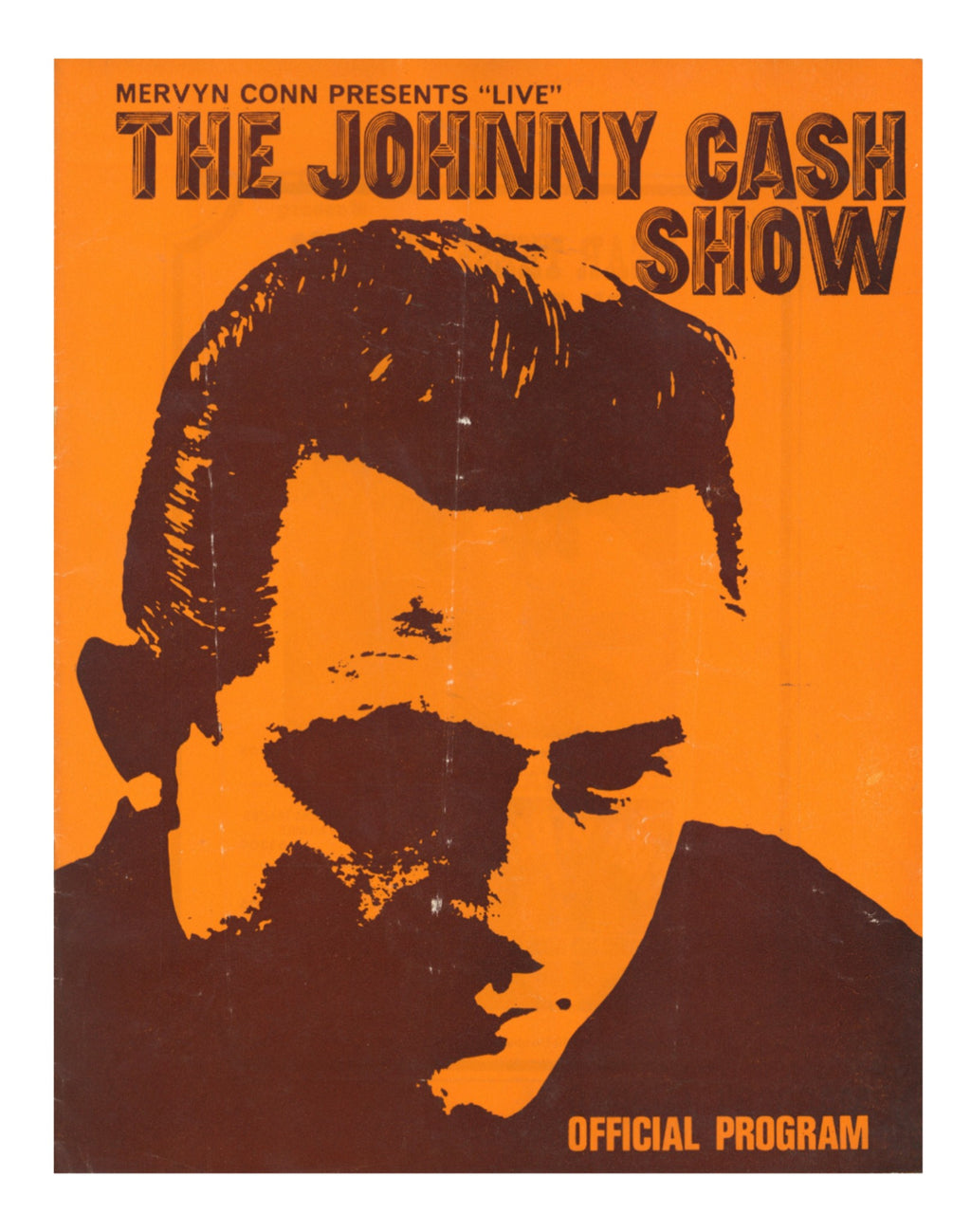 Johnny Cash Double signed 1968 Tour Programme