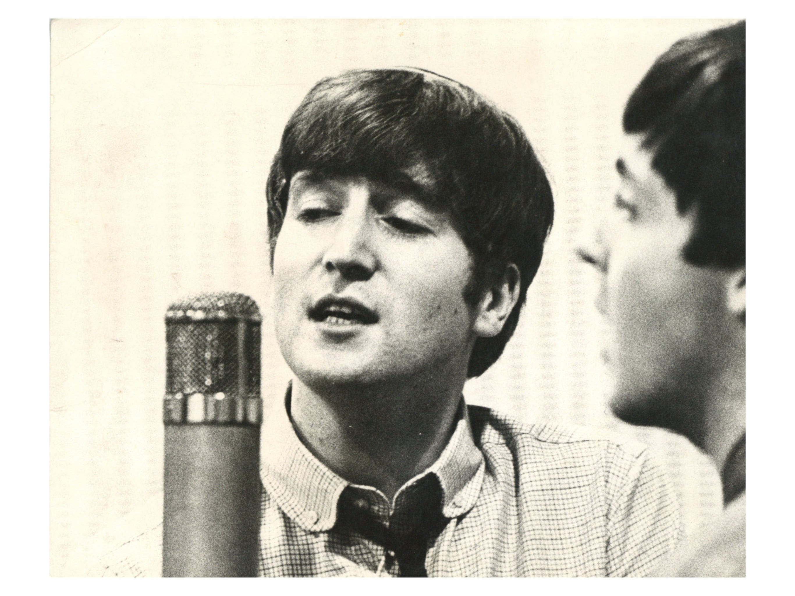 John Lennon and Paul McCartney Abbey Road Photograph 1963