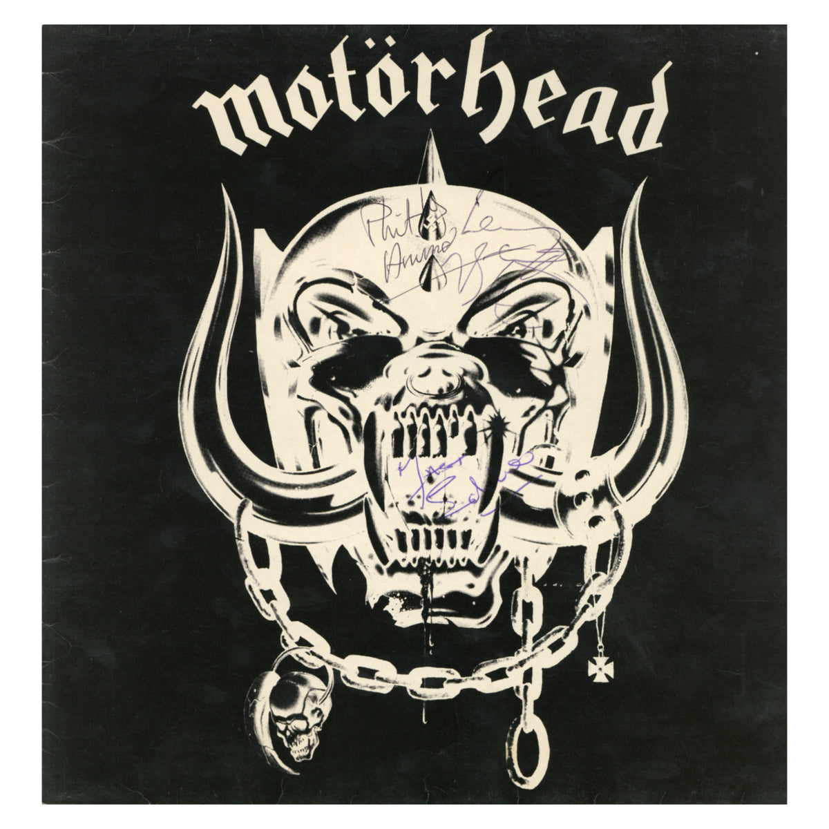 Motörhead Signed Debut Album "Motörhead"