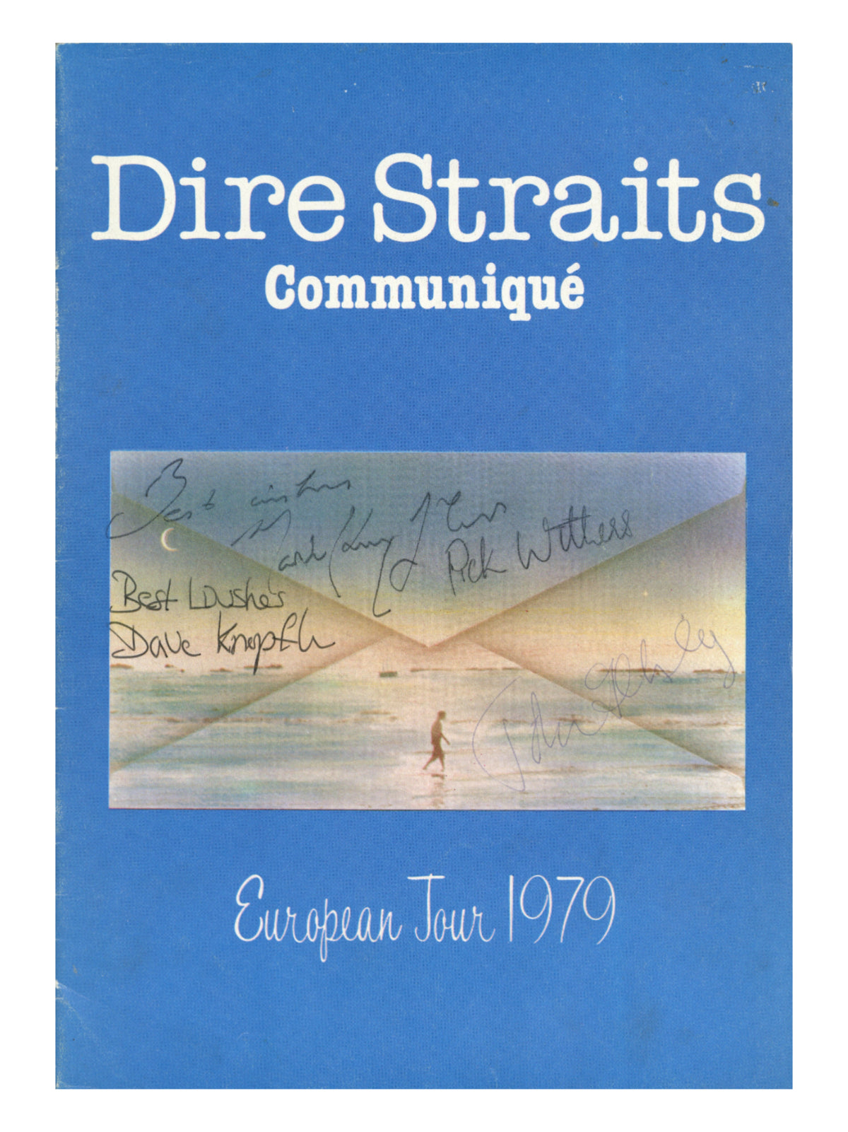 Dire Straits Signed 1979 European Tour Programme