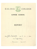 Mitch Mitchell school report card 1952