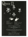 Queen Spring 1974 Tour handbill flyer