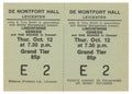 Lindisfarne, Genesis, and Rab Noakes De Montfort Hall, Leicester Complete Ticket, 1972