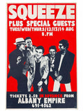 Squeeze Albany Empire Theatre poster 1980