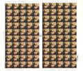 Full sheet of Freddie Mercury commemorative stamps 1999
