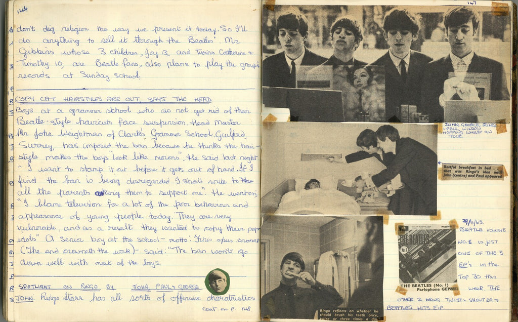 Beatles Fan Scrapbook