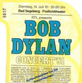 Bob Dylan Freilichttheater concert ticket