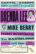 The Brenda Lee show Capitol Theatre, Cardiff 1963 handbill and ticket